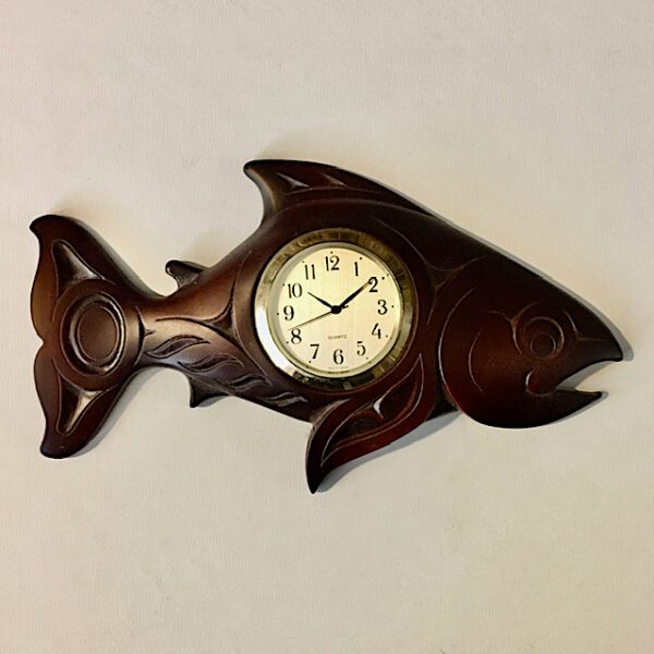 Clock with Salmon design