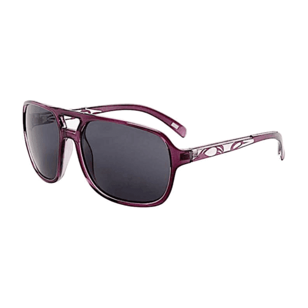 Aya sunglasses with Wolf design (purple)