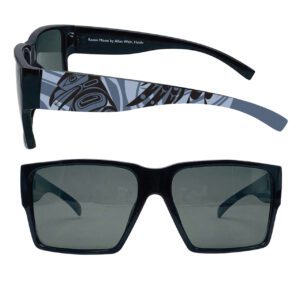 Sunglasses (Square Frames) with Raven Moon design