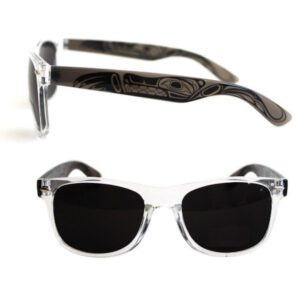 Sunglasses with Wolf design