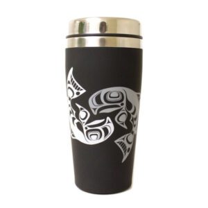 Travel Mug with Salmon design